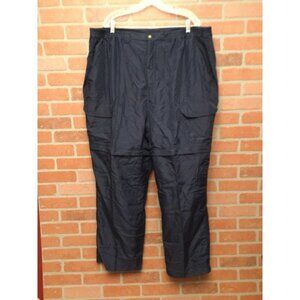 Quartz Nature men's Nylon pants size 3X pockets convertible legs zip off to make